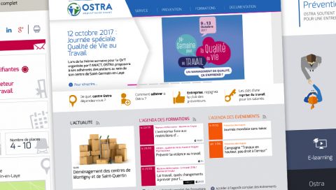 Création de site internet - Objectif Santé Travail (OSTRA)
