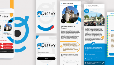 Création du site web et application mobile - Mairie de Dissay