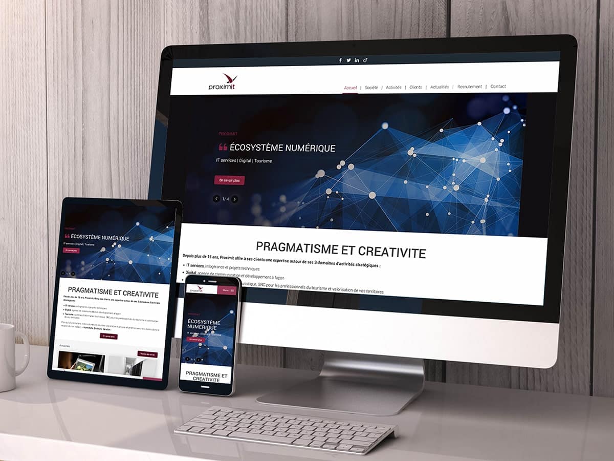 Création de site internet Limoges : responsive web design | Proximit Digital | Agence web à Limoges